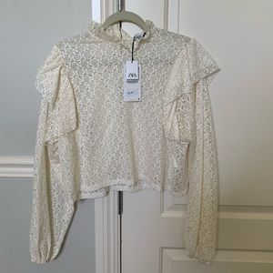 ZARA lacy blouse!